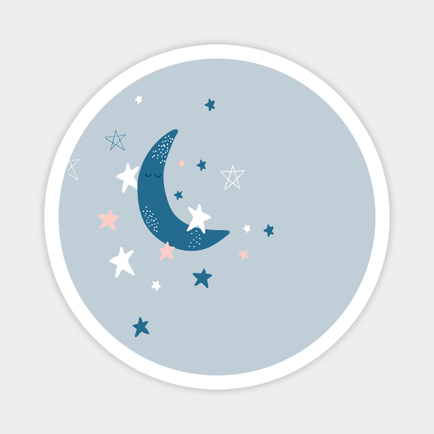 Baby cosmic print Magnet by DanielK